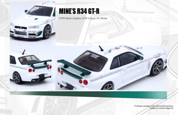 Inno64 Nissan Skyline GT-R R34 V-Spec N1 Mines For Sale