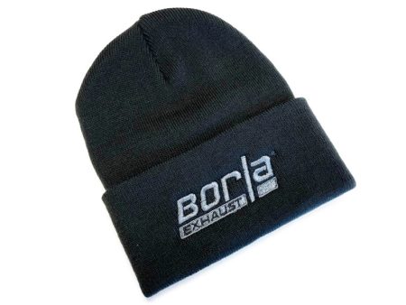 Borla Beanie Hat With Borla Logo - One Size Fits All Discount