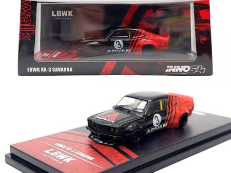 Inno64 LBWK Mazda RX-3 Savannah Advan Livery Discount