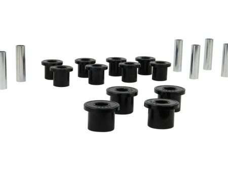 Whiteline 1987-1995 Jeep Wrangler Spring - Eye Front Rear And Shackle Bushing Cheap