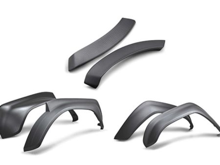 Ford Racing 22-24 Bronco Raptor Carbon Fiber Fender Flare Set - Matte Supply