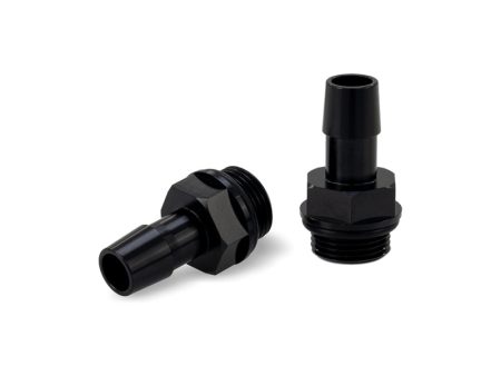 Mishimoto 2pcs. M20x1.5 1 2in Aluminum Catch Can Fittings - Black For Sale