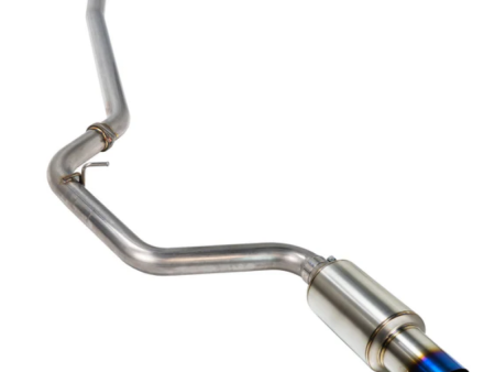 Remark 08-14 Subaru WRX   STI Hatch Cat-Back Exhaust R1 Spec Single Exit Titanium Online