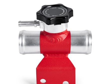 Mishimoto 08-15 Mitsubishi Lancer Evo X Coolant Fill Inlet - Red on Sale