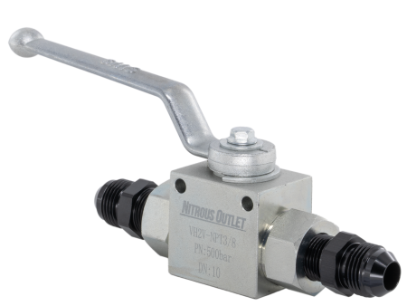 Nitrous Outlet Stainless Steel Inline Shut Off Ball Valve – 7,250 PSI   8AN Fittings Fashion