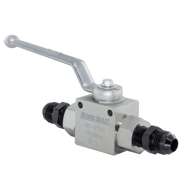 Nitrous Outlet Stainless Steel Inline Shut Off Ball Valve – 7,250 PSI   8AN Fittings Fashion