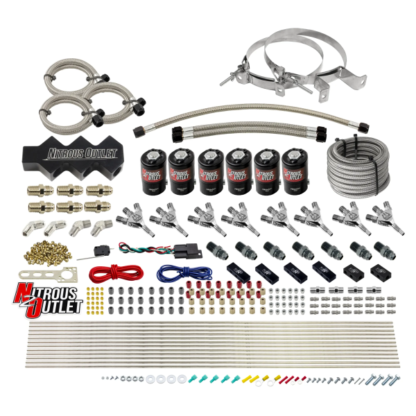 Trident 8 Cylinder 6 Solenoid Dry Triple Stage Direct Port System With 1 In 6 Out Distribution Blocks For Sale