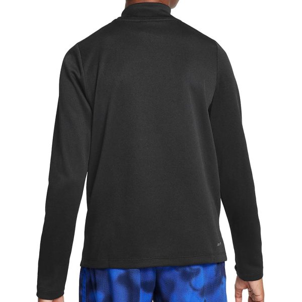 Nike Dri-FIT Multi Tech Junior 1 2-Zip Pullover - Black Black Reflective Silver Online