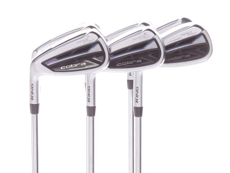 Cobra Rad Speed One Length Steel Men s Left Hand Irons 5-PW Regular - KBS Tour 90 For Sale